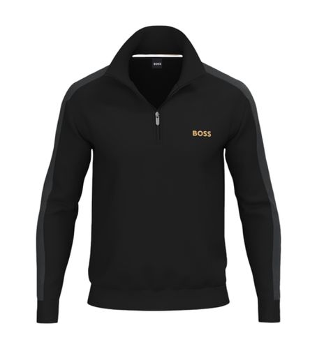 Veste 1/4 noire (S), Casuel, Coton, Manche longue - BOSS - Modalova