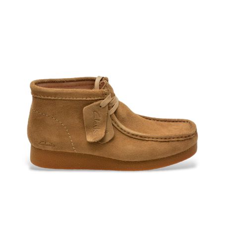 Bottines en cuir marron Wallabeeevobt (40), Plat, Lacets, Casuel - Clarks - Modalova