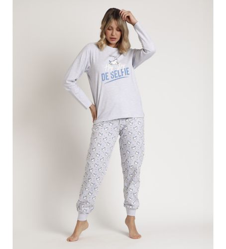 Pyjama manches longues I'm Selfie (S), Homewear, Coton, Manche longue - Aznar Innova - Modalova