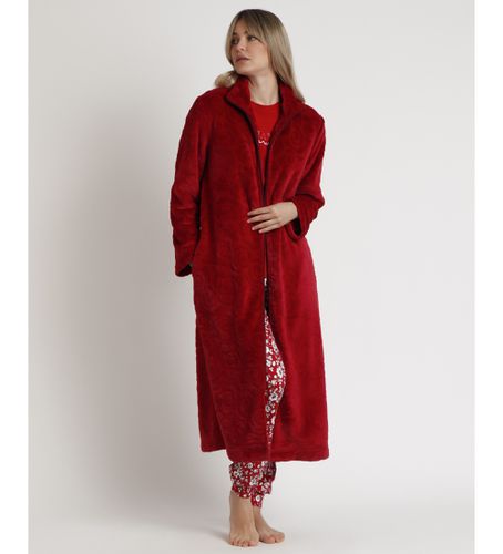 Robe à manches longues Garnet Jacquard Roses (M), Homewear, Grenat, Polyester, Manche longue - Admas - Modalova