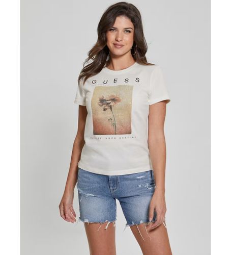 W4BI13KCJI0 T-shirt photo (XS), Casuel, Coton, Manche courte - Guess - Modalova