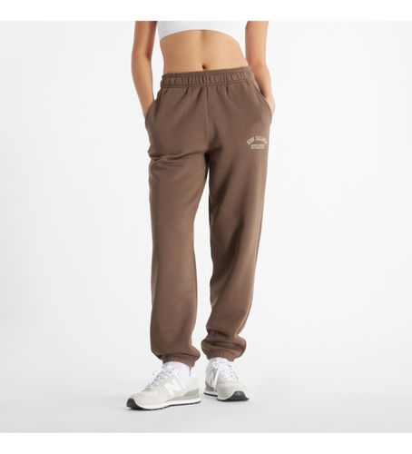 WP43500 Pantalon de jogging Graphic Fleece marron (L), Casuel, Sport, Coton, Multisport, Durable - New Balance - Modalova