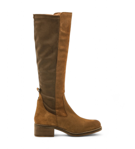 Bottes en cuir Frontier marron (36), 3 à 5 cm, Fermeture éclair, Casuel - MTNG - Modalova