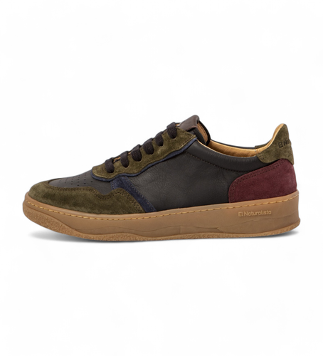 Unisex. 258441228005_001 Baskets en cuir N5844 Geo (36), Plat, Lacets, Casuel - El Naturalista - Modalova