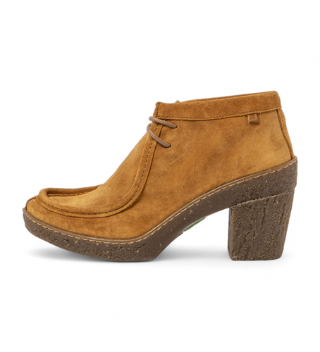 Bottines en cuir N5432 Beech brown (36), Marron, 5 à 8 cm, Lacets, Casuel - El Naturalista - Modalova