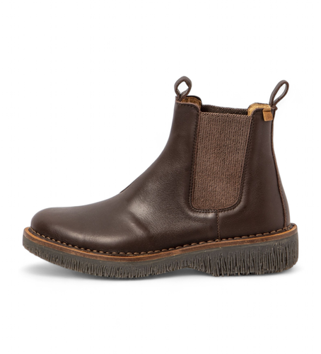 Bottines en cuir marron N5582 (37), Plat, Aucun, Casuel - El Naturalista - Modalova