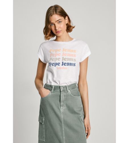 PL505894 T-shirt Eileen (XS), Casuel, Manche courte, Le coton biologique, Durable - Pepe Jeans - Modalova