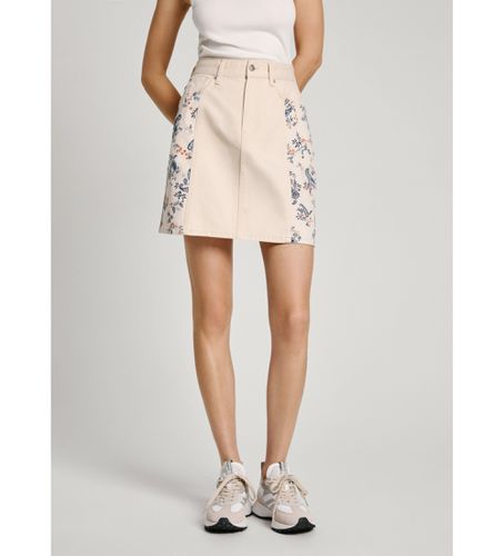 PL901135 Hw Paisley Mini Skirt (XS), Blanc, Casuel, Le coton biologique, Durable - Pepe Jeans - Modalova