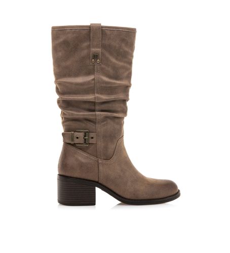 Bottes Persea H Marron (36), Tissu, 5 à 8 cm, Fermeture éclair, Casuel - MTNG - Modalova