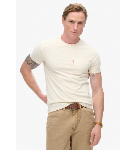 M1012037A Essential Washed Pocket T-shirt (XXL), Casuel, Coton, Manche courte - Superdry - Modalova