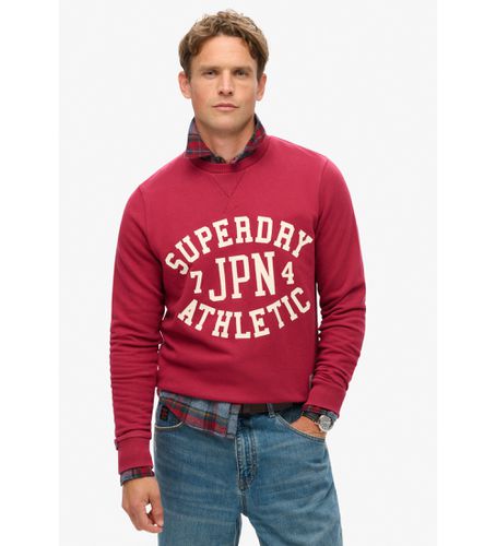 M2013965A Sweat-shirt imprimé Athletic (M), Casuel, Coton, Bordeaux - Superdry - Modalova