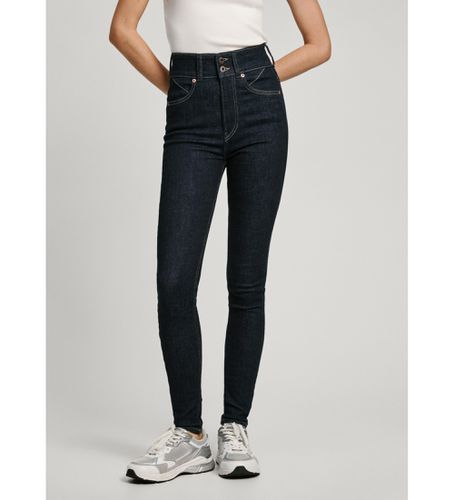 PL204835BC1 Jeans Super Skinny Contour Uhw (25/30), Casuel, Coton, Denim, Durable, Marine - Pepe Jeans - Modalova