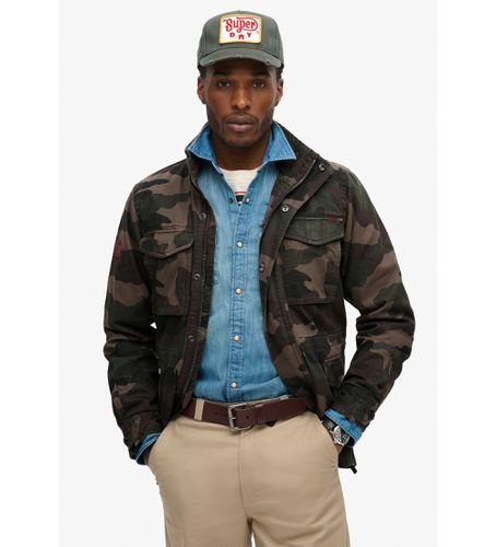 M5011946A Veste militaire Rookie marron, (XXL), Casuel, Camouflage, Coton - Superdry - Modalova