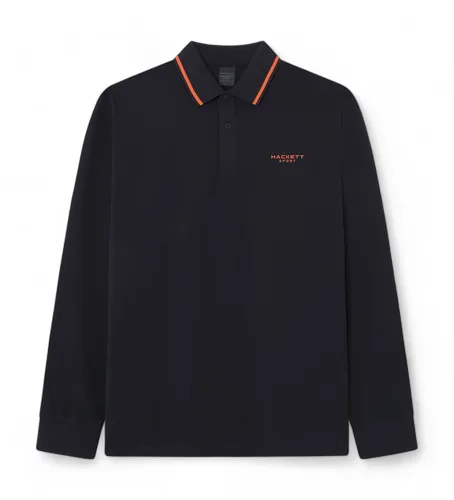 HM550983 Polo Hs Tipped (XS), Casuel, Coton, Manche longue - Hackett London - Modalova