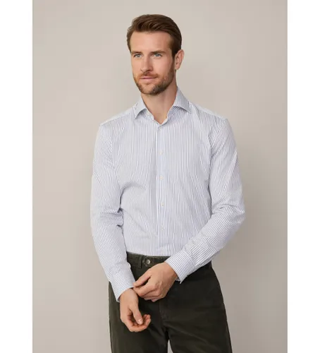 HM3010085 Chemise à rayures (150), Casuel, Fête, Coton, Classique, Manche longue - Hackett London - Modalova