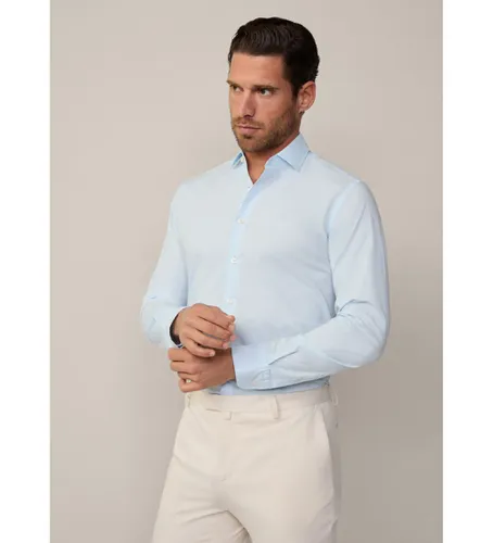 HM3010029 Chemise Ess Gmt Dye Stret Pop (S), Casuel, Coton, Manche longue - Hackett London - Modalova