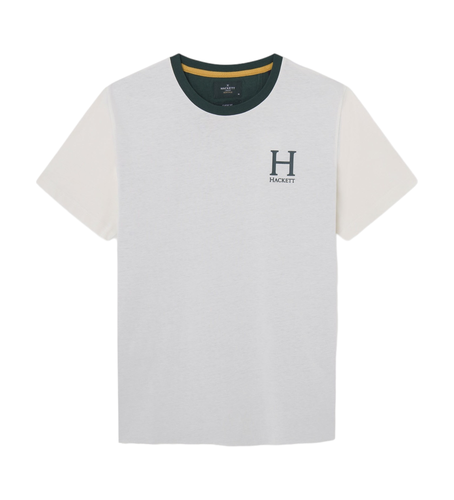 HM500842 T-shirt Heritage Mult (S), Casuel, Coton, Manche courte - Hackett London - Modalova