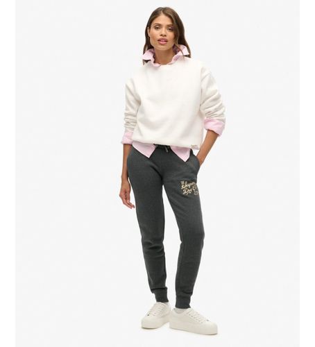 W7011093A Pantalon de jogging ajusté avec logo Luxe métallique (S), Casuel, Coton - Superdry - Modalova