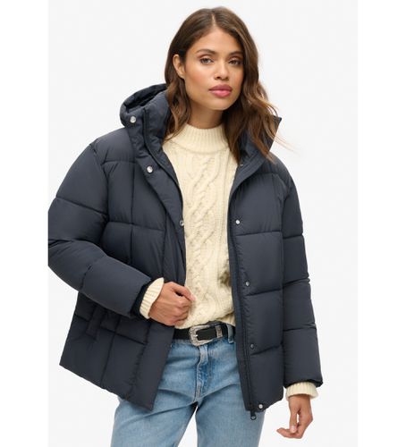 W5011797A Manteau de couette Montpellier (S), Casuel, Polyester, Marine - Superdry - Modalova