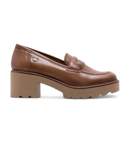 Mabel Mocassins en cuir marron (36), 5 à 8 cm, Aucun, Casuel, Fête, Classique - Porronet - Modalova