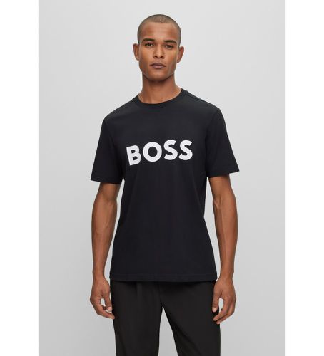 T-shirt coupe régulière (S), Casuel, Coton, Manche courte - BOSS - Modalova