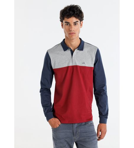 Polo tricolore avec logo (S), Casuel, Coton, Manche longue - Lois Jeans - Modalova