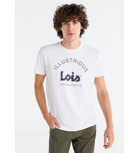 T-shirt contrasté au niveau de la poitrine (S), Casuel, Coton, Manche courte - Lois Jeans - Modalova