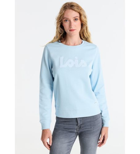 Sweatshirt basique imprimé bouffant logo (XS), Casuel, Coton, Manche longue - Lois Jeans - Modalova