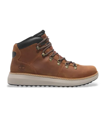 TB0A69RDEM61 Hudson Road Mid bottes chukka en cuir marron (40), Plat, Lacets, Casuel, Durable - Timberland - Modalova