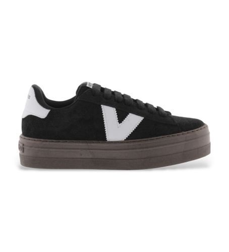 Barcelona Leather Sneakers (36), Cuir, Noir, 3 à 5 cm, Lacets, Casuel - Victoria - Modalova