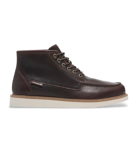 TB0A6AZEEM41 Bottes Chukka à lacets en cuir à mi-mollet Newmarket marron (42 W), Plat, Casuel, Durable - Timberland - Modalova