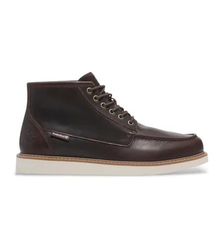 TB0A6AZEEM41 Bottes Chukka à lacets en cuir à mi-mollet Newmarket marron (41 W), Plat, Casuel, Durable - Timberland - Modalova