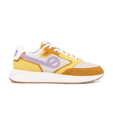 ONWCSM0 Power Jogger Leather Sneakers (36), Cuir, Plat, 1 à 3 cm, Lacets, Casuel, Jaune - NO NAME - Modalova