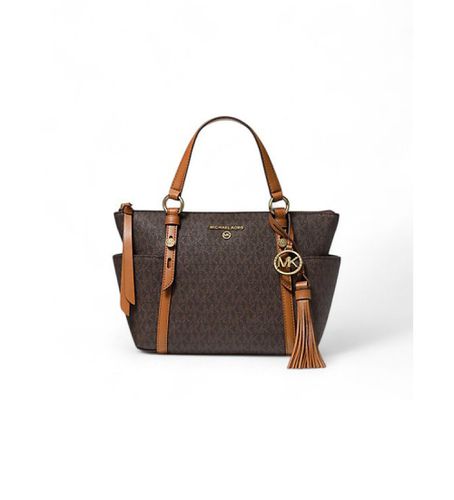 T0GNXT1B Petit sac fourre-tout marron de Sullivan (OSFA), Casuel, Toile - Michael Kors - Modalova