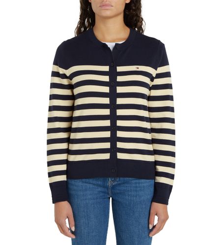 WW0WW42370 Cardigan en maille à col rond (L), Casuel, Coton - Tommy Hilfiger - Modalova