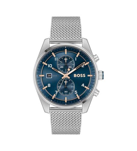 Montre chronographe Skytraveller (OSFA), Casuel, Bracelet, Acier inoxidable - BOSS - Modalova