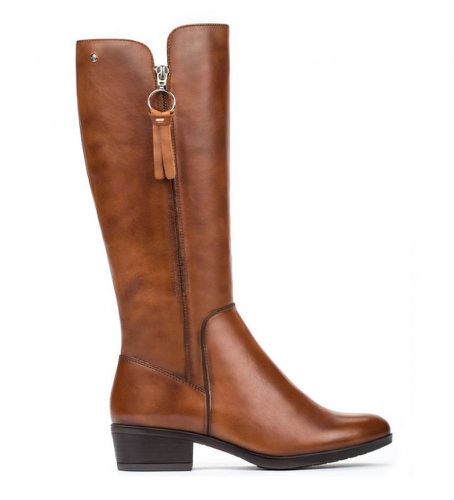 W1U-9653 Daroca W1U bottes en cuir - hauteur talon : 4cm (36), Marron, 3 à 5 cm, Fermeture éclair, Casuel - Pikolinos - Modalova