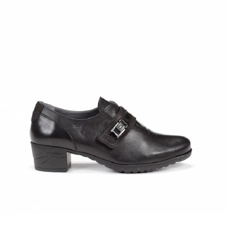 F0587_SUNG_NENN Charis F0587 Sugar leather shoes -Hauteur du talon : 4cm (35), Cuir, Noir, 3 à 5 cm, Velcro, Casue - Fluchos - Modalova