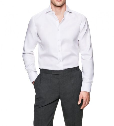 HM308231 Chemise Slim Fit Twill Oxford (XS), Coton, Classique, Manche longue - Hackett London - Modalova