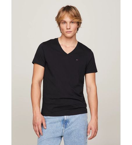 DM0DM04410 T-shirt à col en V (S), Casuel, Coton, Manche courte - Tommy Jeans - Modalova