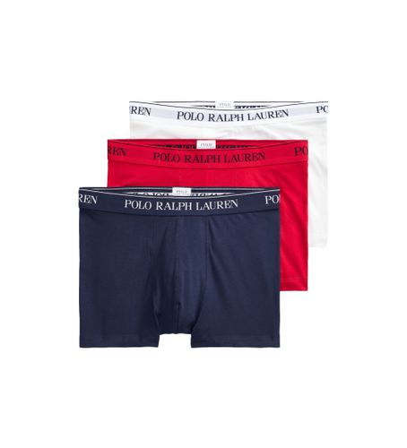 Til mænd. 714835885008 Pakke med 3 boxershorts navy, , (S), Afslappet, Bomuld, Elastin, Blå - Polo Ralph Lauren - Modalova