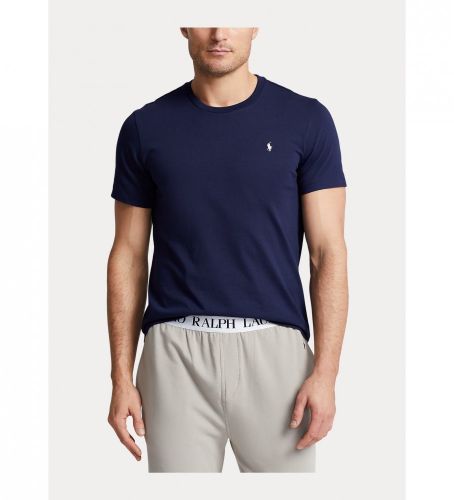 Til mænd. 714844756002 T-shirt 714844756002 navy (S), Casual, Bomuld, Korte ærmer - Polo Ralph Lauren - Modalova