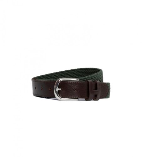Til mænd. HM413225 Parachute læderbælte (L), Casual, Polyester - Hackett London - Modalova