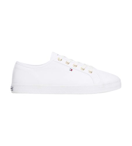 Til kvinder. FW0FW06512 Træningssko Essential nautical white (36), , Blonder, Casual, Bæredygtig, Genanvendt polyester - Tommy Hilfiger - Modalova