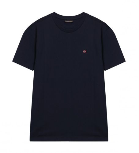 Til mænd. NP0A4FRP1761 Salis C SS navy T-shirt (S), Casual, Bomuld, Korte ærmer, Blå - Napapijri - Modalova