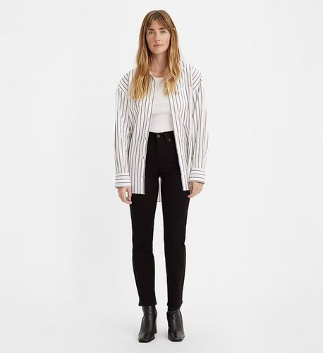 Til kvinder. 18883-0006 Jeans 724 High Rise Straight (25/28), Casual, Bomuld, Denim, Polyester, Elastin, Bæredygtig - Levi's - Modalova