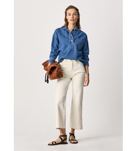 Til kvinder. PL204162WI5 Jeans Lexa Sky høj (28/28), Casual, Bomuld - Pepe Jeans - Modalova