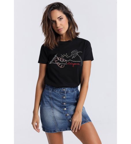 Til kvinder. 411412234 denim nederdel (30), Casual, Bomuld - Lois Jeans - Modalova