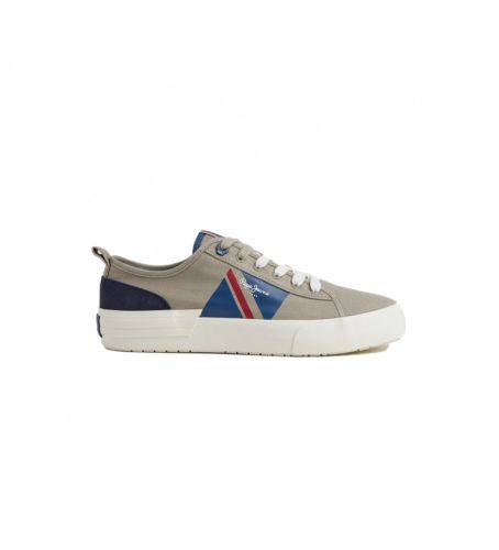 Til mænd. PMS30903 Vulkaniserede Sneakers Allen Flag (42), Stof, Fast, Blonder, Casual - Pepe Jeans - Modalova