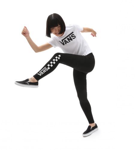 Til kvinder. VN0A4S9WBLK1 LEGGINGS CHALKBOARD CLASSIC (XS), Casual, Sport, Bomuld, Løb, Multisport - Vans - Modalova